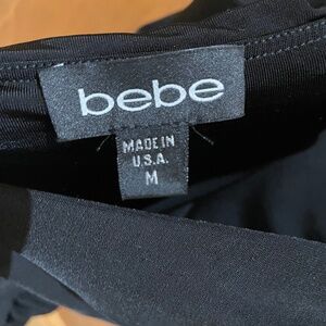 Bebe black dress